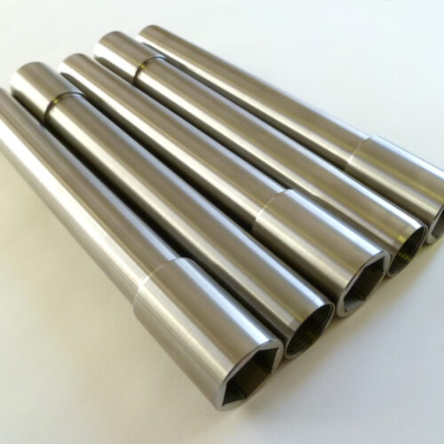 Custom Titanium KTM Front Axles RaceTech Titanium