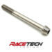 Titanium M8x1.25x80 Socket Head Cap Screw, SHCS, Tapered Socket Bolt, RT60758-0 (1)
