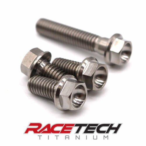 Titanium Rear Caliper & Rotor Guard Mount Bolts (2010-2027 Yamaha 125-450)