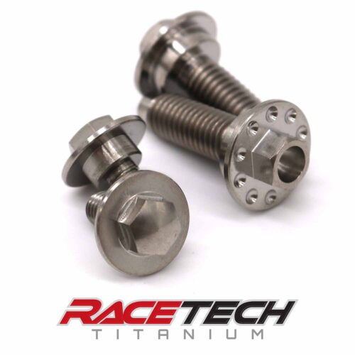 Titanium Rear Shroud & Seat Bolts (2016-2027 Kawasaki 250-450)