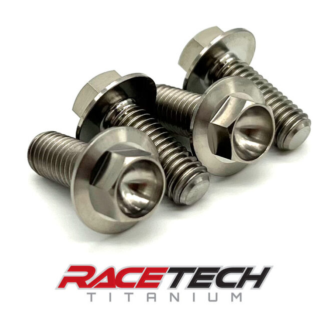 Titanium M8x1.25x20 Hex Flange Bolts RT61038-0 (4)