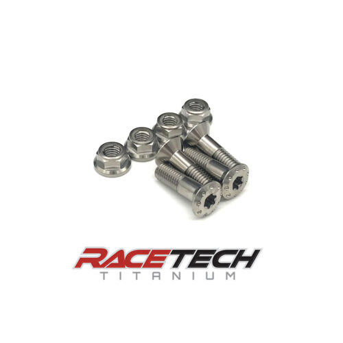 Titanium M8x29 FHCS Sprocket Bolts, T40 Torx, RT61012-2 (4), RT61013-N1 (4)
