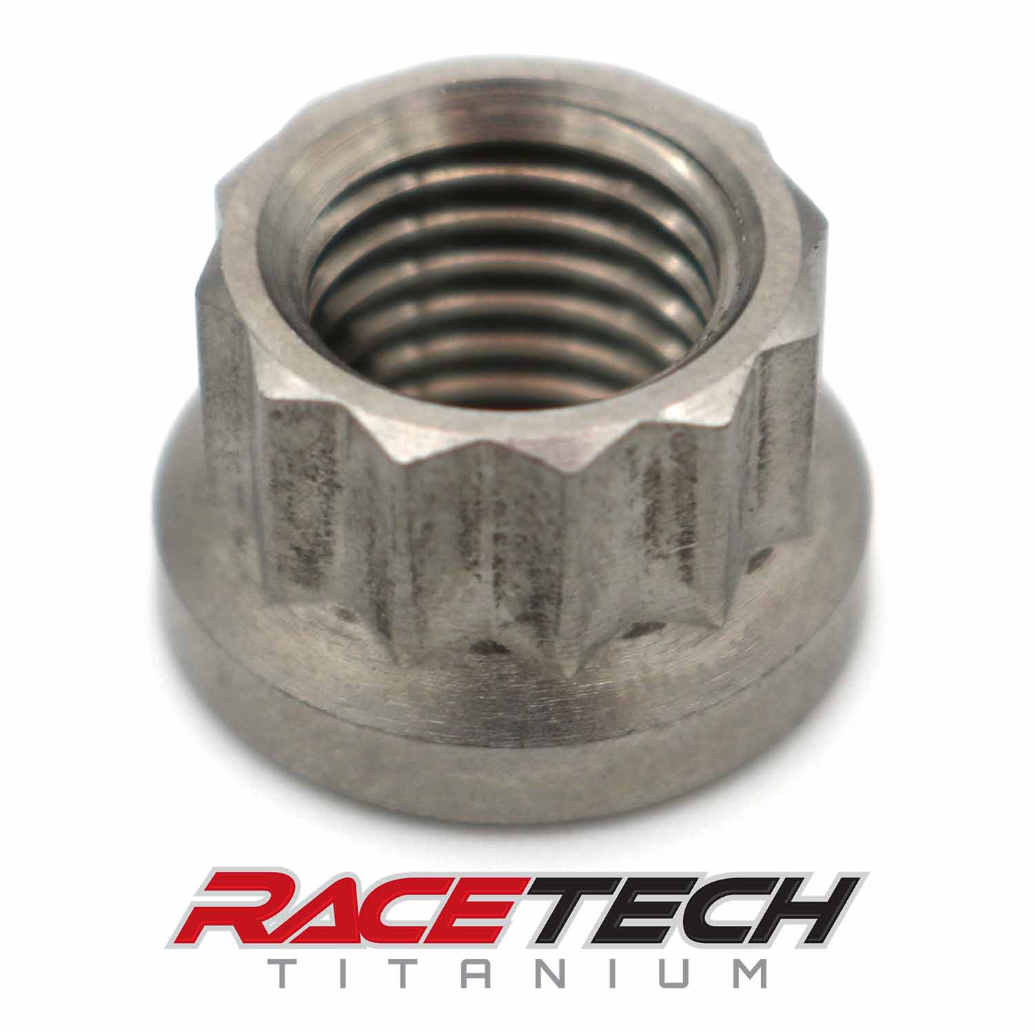 Titanium Flange Nut M8x1.25 M8 X 1.25 Titanium Flange Nut - 12-Point  Bi-Hex, Grade 5, For Ducati, Aprilia Sprockets CNC Other CNC, Metalworking  & Manufacturing
