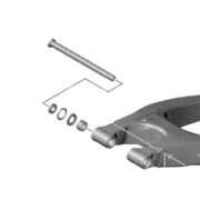 Titanium Pivot Bolt & Nut (2010-2027 Yamaha 250-450) - RaceTech