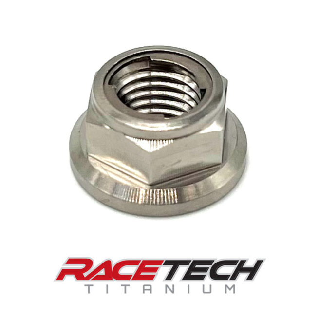 Titanium M10x1.25 Hex Flange Lock Nuts RT65003-N1 (1)