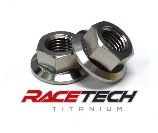 Titanium Subframe Nuts (1985-2024 Kawasaki KX 65/85/112