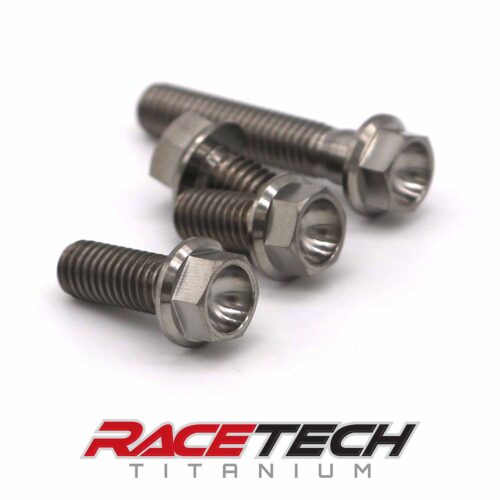 Titanium Rear Caliper & Rotor Guard Bolts (2006-2014 Yamaha 125-450)