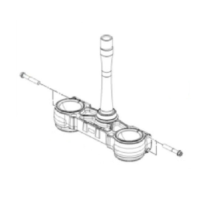 2011-2025 KTM Lower Triple Clamp Diagram