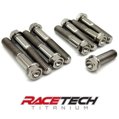 Titanium M8x25 M8x40 M8x50 Hex Flange Triple Clamp Bolts RT61039-0 (1) RT61044-0 (4) RT61043-0 (4)