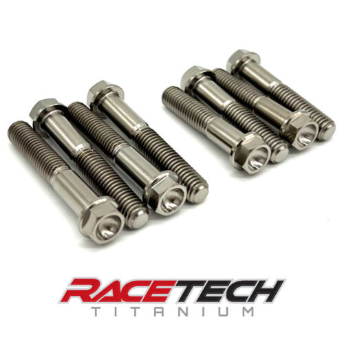 Titanium M8x40 M8x50 Hex Flange Triple Clamp Bolts RT61044-0 (4) RT61043-0 (4)