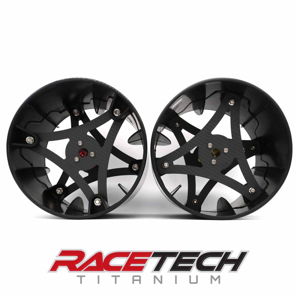 Wheelie Bar Wheel w/ Carbon Fiber & Magnesium Insert RaceTech Titanium