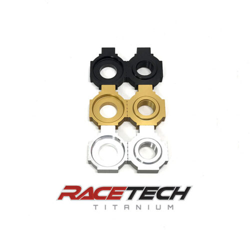 Aluminum DLC Coated Chain Adjuster Blocks (KTM 250/350/450SXF)
