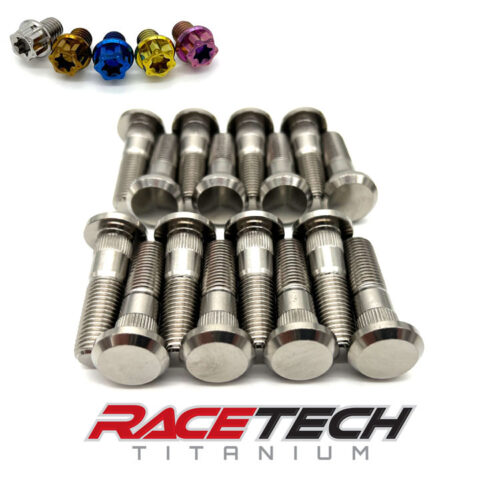 Can Am Maverick X3 Turbo RR Titanium Wheel Stud Kit, Titanium Wheel Studs, Anodized Titanium