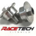 Aluminum M6x1.0x15 Hex Head Shoulder Bolt