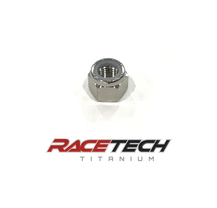 Titanium 3/824 Hex Head Nylock Locking Nut (Tall) RaceTech Titanium