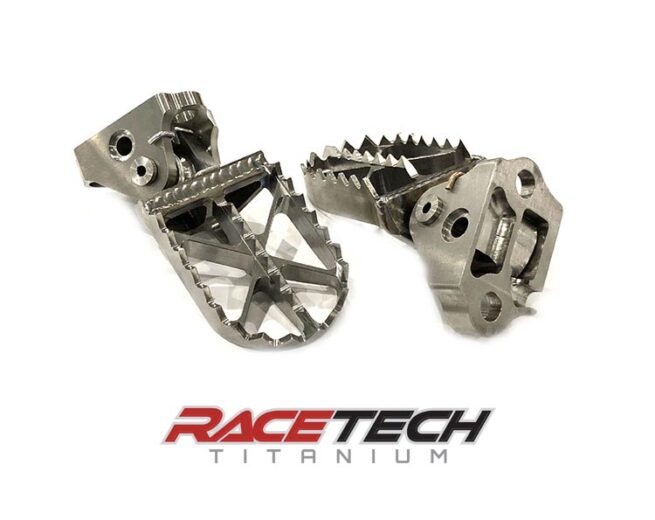 thumbnail interactive-video image 1 of Moto Bolt Titanium Factory Foot Peg Pin Set For Yamaha YZ125, YZ250, YZ250F, YZ450F (2006-2023) 1 of 5