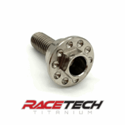 Titanium M6x1.0x20 Hex Head Flange Bolt (10.75x5.4 Shoulder