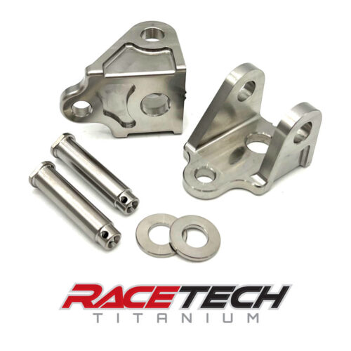 Titanium Honda CRF250 CRF450 Foot Peg Mounts, RT61715-0 (2)