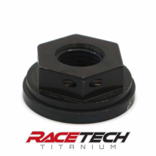 Titanium 1/2-20 Hex Flange Nut w/ Floating Washer (1.185" OD)