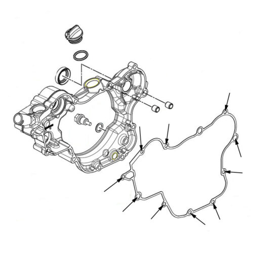 Titanium Clutch Cover (Inner) Bolts (20182024 KTM 85SX) RaceTech
