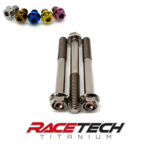 Titanium Hex Head Flange Bolts for Polaris RZR Pro R Throttle Body Bolts - RT61081-0 (3)