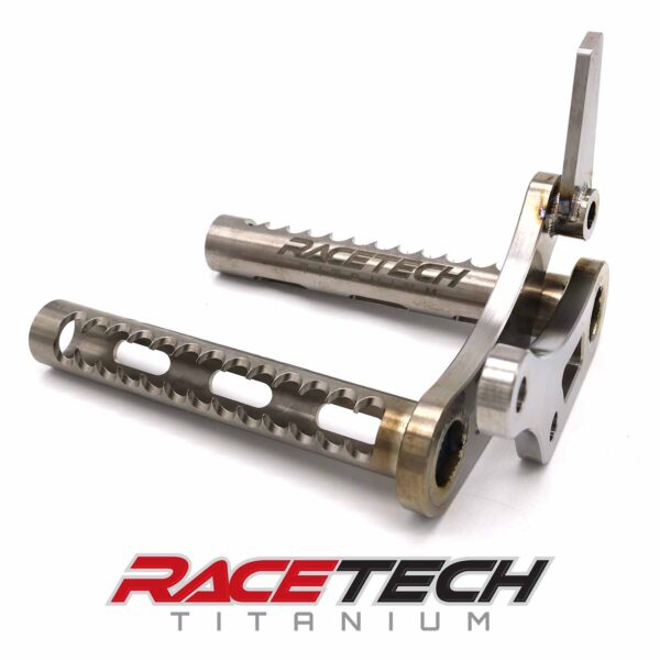Titanium Rolo Foot Yamaha Banshee Titanium Foot Pegs - Drag Round Peg Style - RaceTech ...