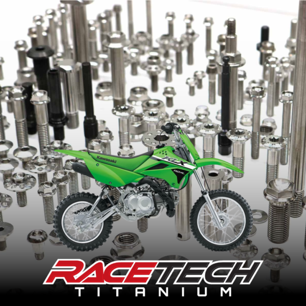 Titanium Engine Dress Up Kit Kawasaki (KLX110 200224) RaceTech Titanium