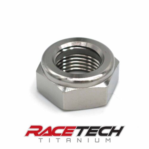 Titanium 5/8-18 Hex Nylock Locking Nut (Short)