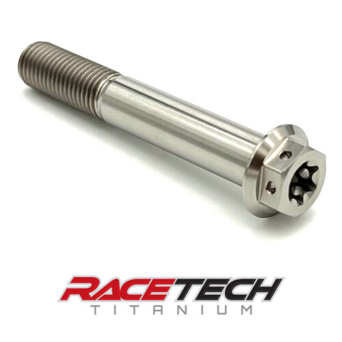 Titanium M10x1.25x65 Hex Flange Torx Race Spec Drilled Bolt RT31324-0 (1)