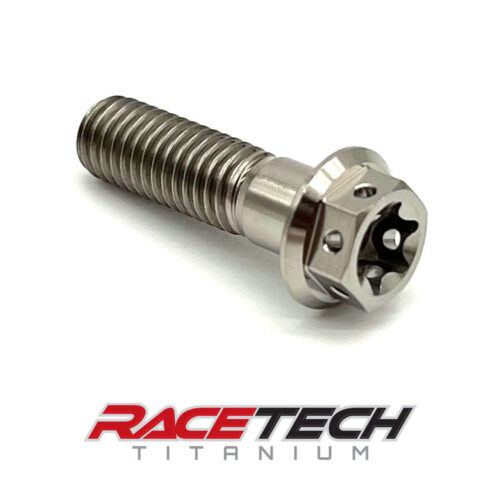 Titanium M8x1.25x30 Hex Flange Race Spec Torx Bolt RT31210-0 (1)