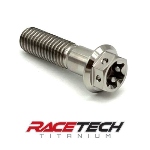 Titanium M8x1.25x30 Hex Flange Race Spec Torx Bolt RT31210-0 (1) R