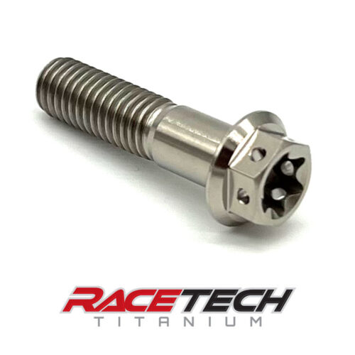 Titanium M8x1.25x35 Hex Flange Race Spec Torx Bolt RT31212-0 (1)