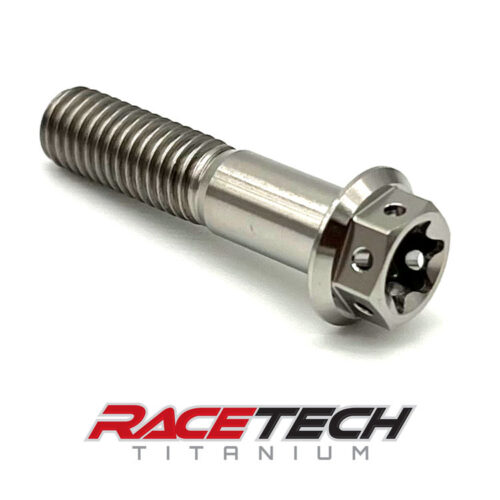 Titanium M8x1.25x40 Hex Flange Race Spec Torx Bolt RT31214-0 (1)