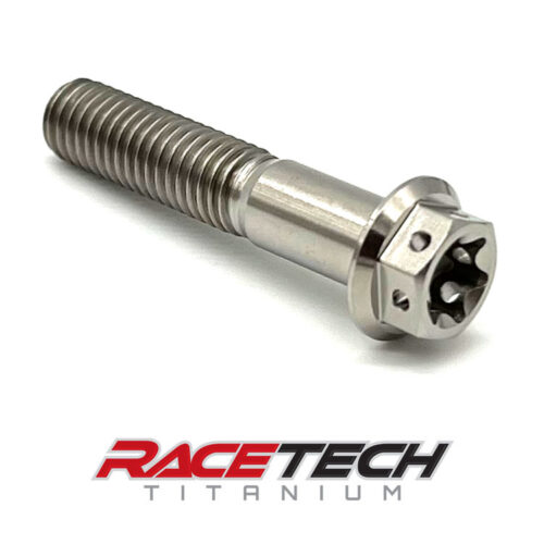 Titanium M8x1.25x45 Hex Flange Race Spec Torx Bolt RT31216-0 (1)