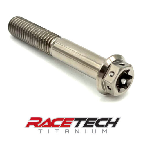 Titanium M8x1.25x55 Hex Flange Race Spec Torx Bolt RT31220-0 (1)