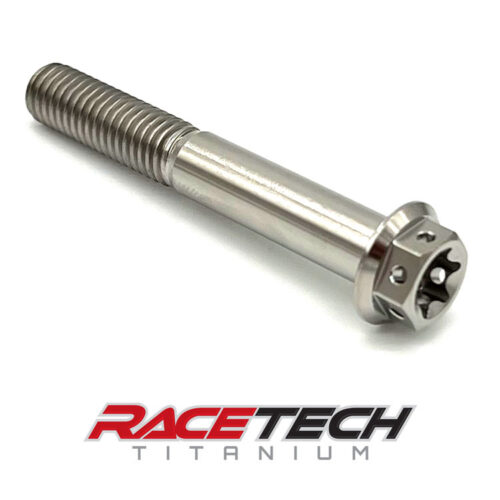 Titanium M8x1.25x60 Hex Flange Race Spec Torx Bolt RT31222-0 (1)