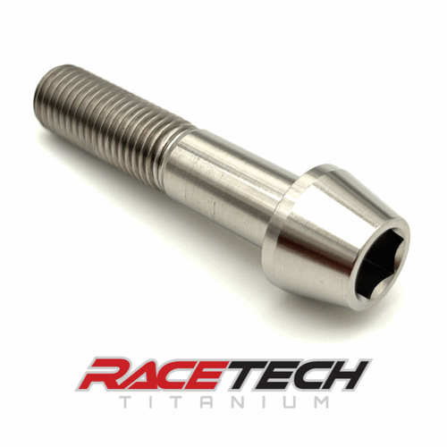 Titanium M10x1.25x45 Tapered Socket Head Bolt, RT68180-0