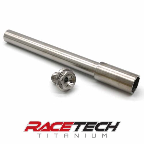 Titanium Front Axle And Nut (2025-2026 Honda 250/450 CRF)