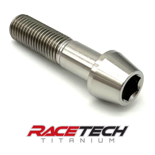 Titanium M10x1.25x40 Tapered Socket Head Cap Screw Bolt SHCS RT68178-0 (1)