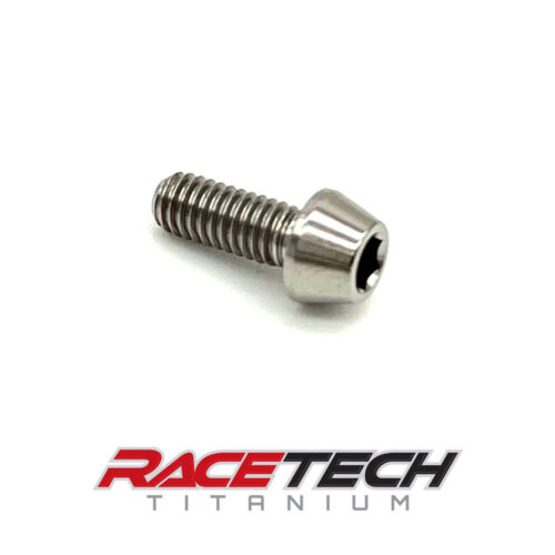 Titanium M4x0.7x10 Tapered Socket Head Cap Screw Bolt SHCS RT68034-0 (1)
