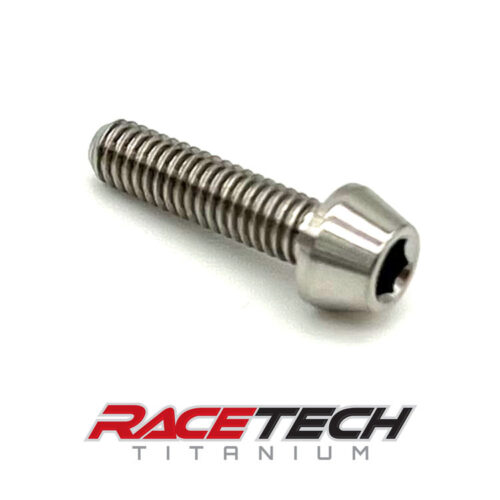 Titanium M4x0.7x15 Tapered Socket Head Cap Screw Bolt SHCS RT68036-0 (1)