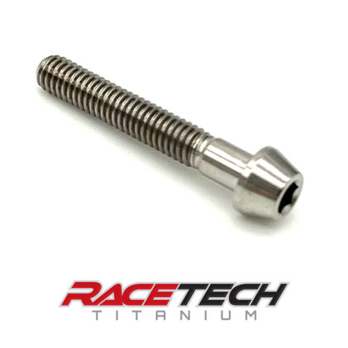 Titanium M4x0.7x25 Tapered Socket Head Cap Screw Bolt SHCS RT68040-0 (1)