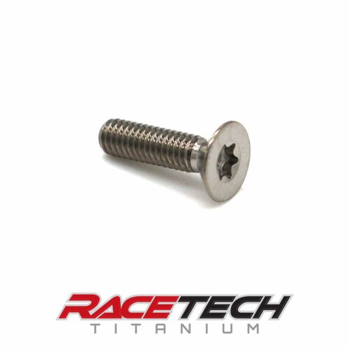 Titanium M4x15 Flat Head Cap Screw (T20 Torx)