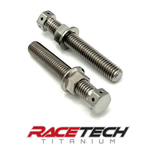 Titanium M8x45 Chain Axle Adjuster Bolt Set, RT41012-0 (2)