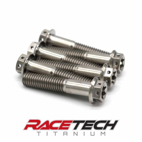 Honda Titanium Top & Bottom Clamp Yoke Pinch Bolt Kit (Race Spec)