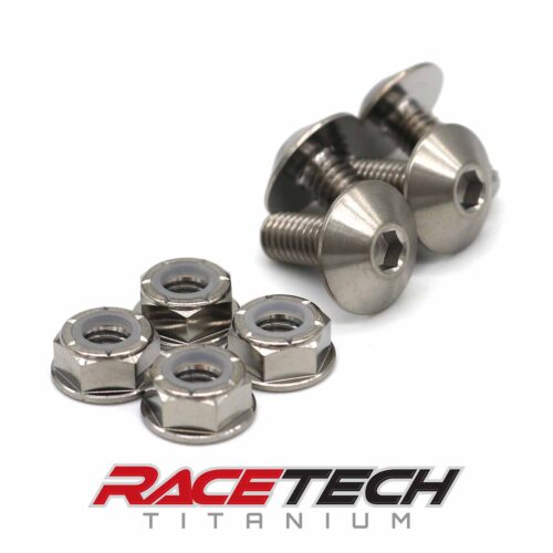Titanium License Plate Bolt Kit