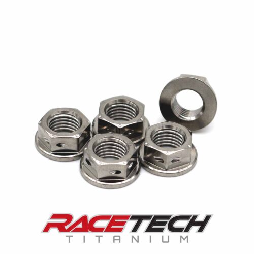 Titanium M10x1.25 Sprocket Nuts (Race Spec)