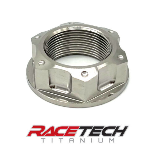 Titanium M22x1.0 Hex Flange Race Spec Yoke Nut RT41710-N0 (2) R2