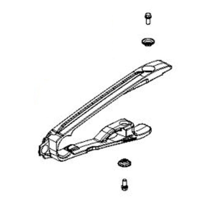 KTM, Husqvarna, GasGas Swingarm Chain Slider Diagram