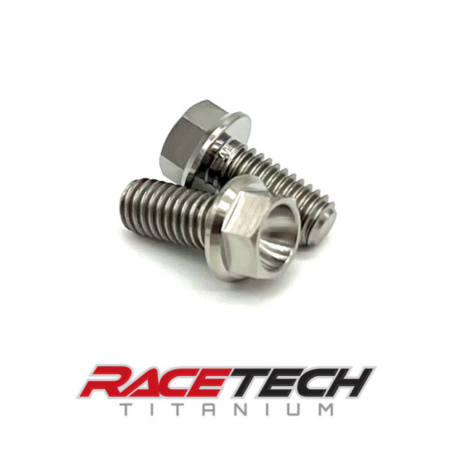 Titanium M6x1.0x13 Hex Flange Bolt RT61076-0 (2)